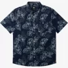 Mens Quiksilver Shirts & Polos | Hi Feel The Rhythm Short Sleeve Shirt