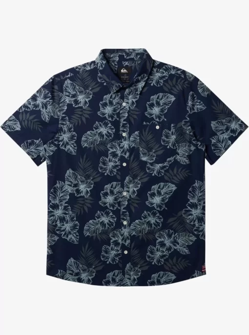 Mens Quiksilver Shirts & Polos | Hi Feel The Rhythm Short Sleeve Shirt