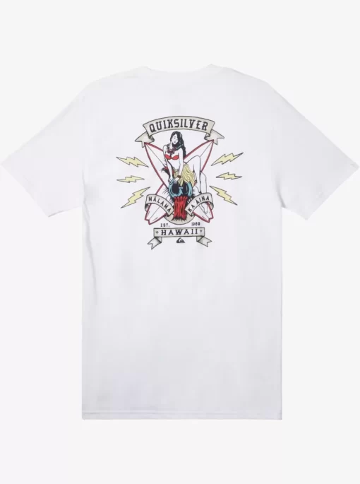 Mens Quiksilver Tees | Hi Flirting With Danger T-Shirt