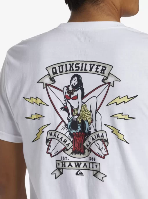 Mens Quiksilver Tees | Hi Flirting With Danger T-Shirt