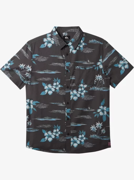 Mens Quiksilver Shirts & Polos | Hi Paradise Airways Short Sleeve Shirt