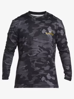 Mens Quiksilver Rashguards | Hi Royalty Surf Long Sleeve Upf 50 Surf T-Shirt