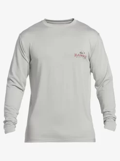 Mens Quiksilver Rashguards | Hi Royalty Surf Long Sleeve Upf 50 Surf T-Shirt