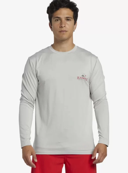 Mens Quiksilver Rashguards | Hi Royalty Surf Long Sleeve Upf 50 Surf T-Shirt