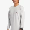 Mens Quiksilver Rashguards | Hi Royalty Surf Long Sleeve Upf 50 Surf T-Shirt