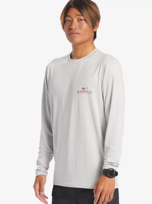 Mens Quiksilver Rashguards | Hi Royalty Surf Long Sleeve Upf 50 Surf T-Shirt