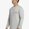 Mens Quiksilver Rashguards | Hi Royalty Surf Long Sleeve Upf 50 Surf T-Shirt