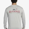 Mens Quiksilver Rashguards | Hi Royalty Surf Long Sleeve Upf 50 Surf T-Shirt