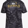 Mens Quiksilver Rashguards | Hi Royalty Surf Short Sleeve Upf 50 Surf T-Shirt