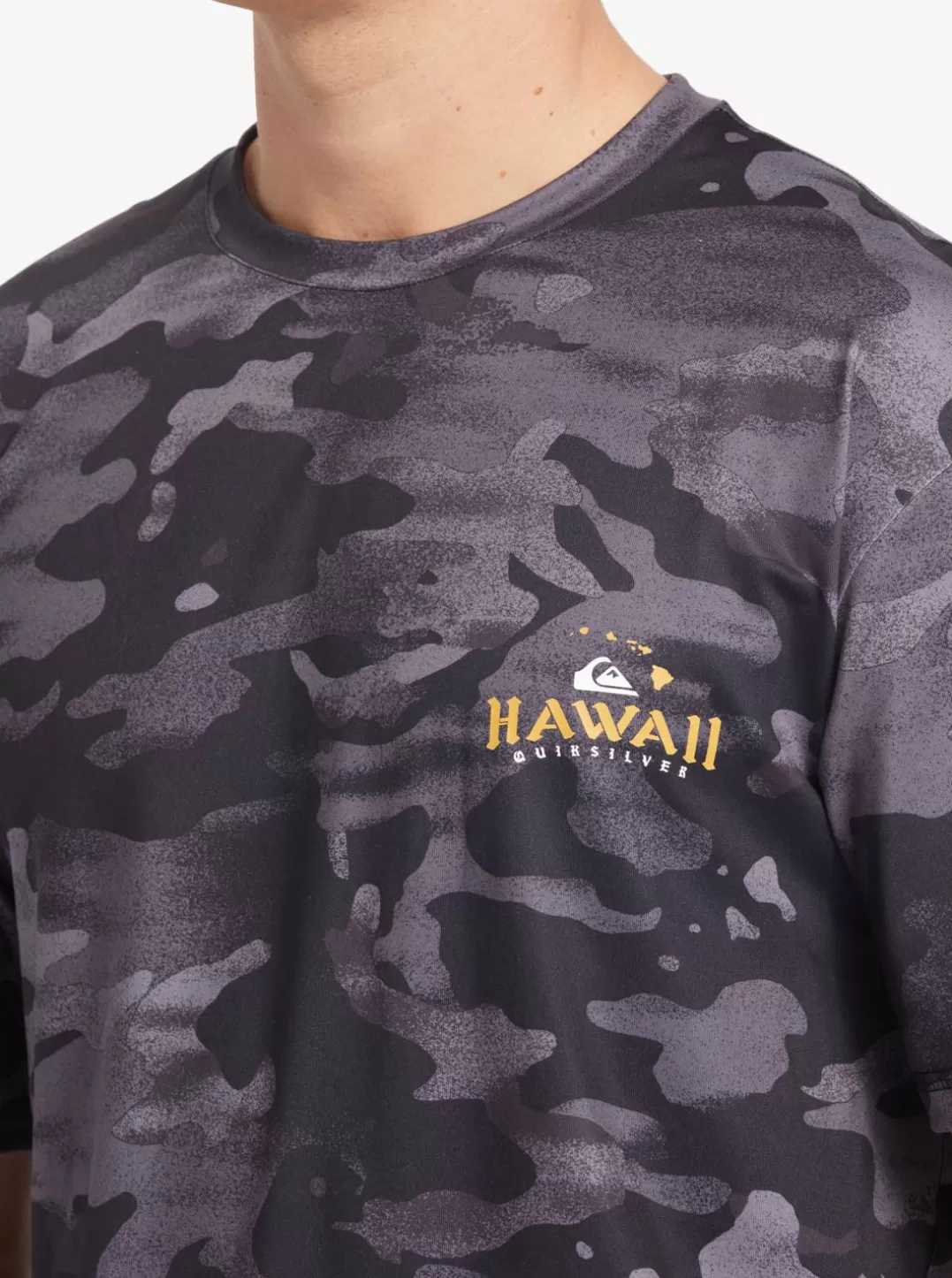 Mens Quiksilver Rashguards | Hi Royalty Surf Short Sleeve Upf 50 Surf T-Shirt