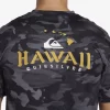 Mens Quiksilver Rashguards | Hi Royalty Surf Short Sleeve Upf 50 Surf T-Shirt