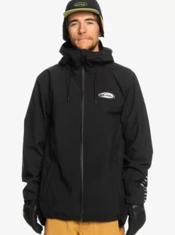 Mens Quiksilver Snow Jackets | High In The Hood Technical Snow Jacket