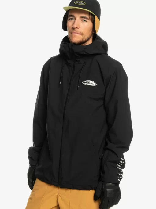 Mens Quiksilver Snow Jackets | High In The Hood Technical Snow Jacket