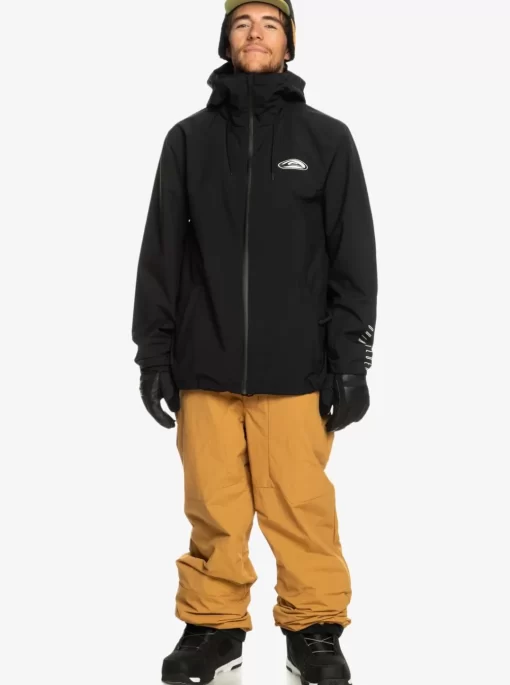 Mens Quiksilver Snow Jackets | High In The Hood Technical Snow Jacket