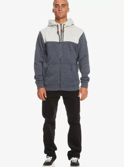 Mens Quiksilver Sweatshirts & Hoodies | Keller Zip-Up Hoodie