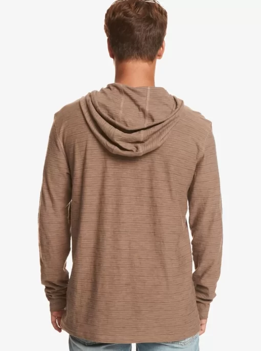 Mens Quiksilver Tees | Kentin Long Sleeves Hooded T-Shirt