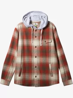 Mens Quiksilver Shirts & Polos | Kinloss Long Sleeve Hooded Shirt