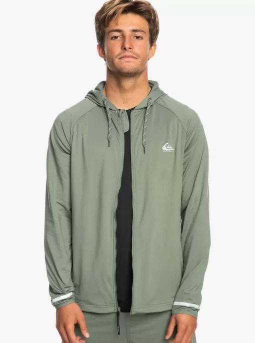 Mens Quiksilver Sweatshirts & Hoodies | Knit Training Technical Zip-Up Hoodie