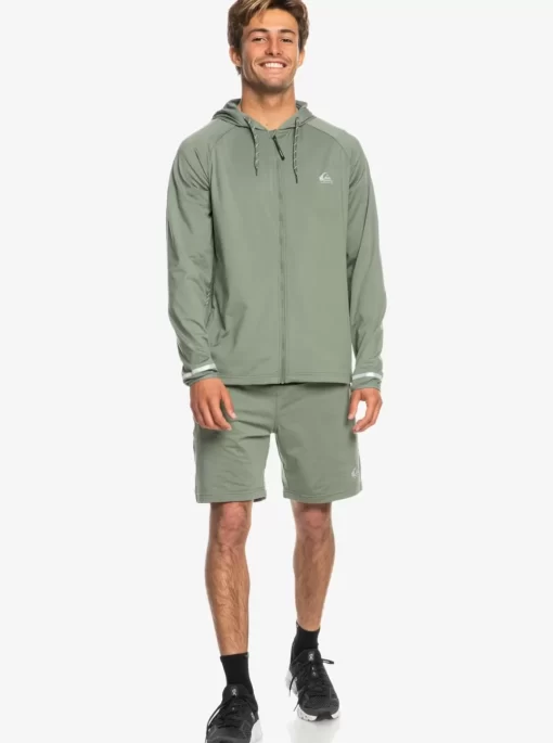 Mens Quiksilver Sweatshirts & Hoodies | Knit Training Technical Zip-Up Hoodie