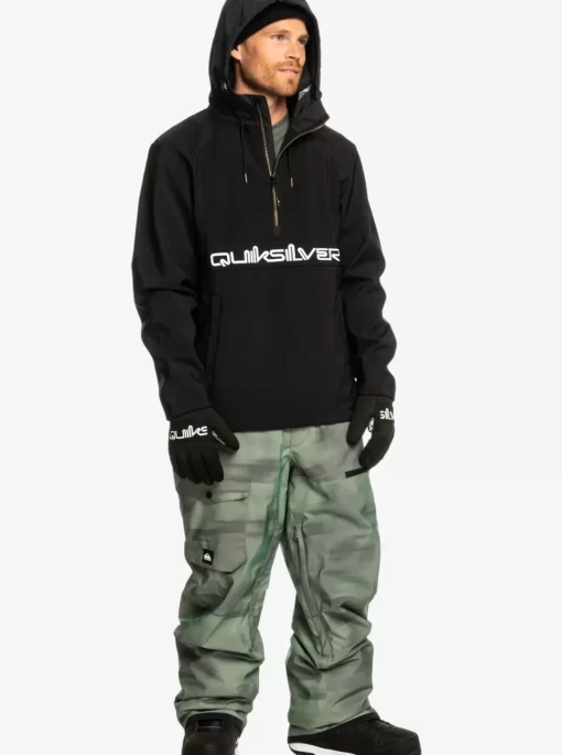 Mens Quiksilver Layers | Live For The Ride Softshelll Technical Hoodie