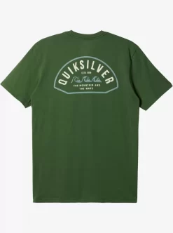 Mens Quiksilver Tees | Logo Lockup T-Shirt