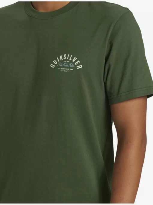 Mens Quiksilver Tees | Logo Lockup T-Shirt