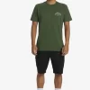 Mens Quiksilver Tees | Logo Lockup T-Shirt