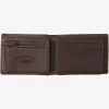 Mens Quiksilver Wallets | Mac Tri-Fold Leather Wallet