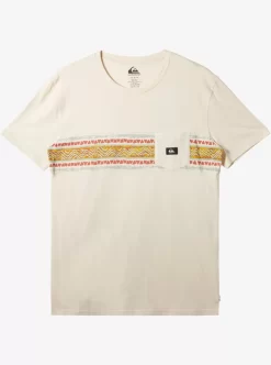 Mens Quiksilver Tees | Mesa Stripe Pocket T-Shirt