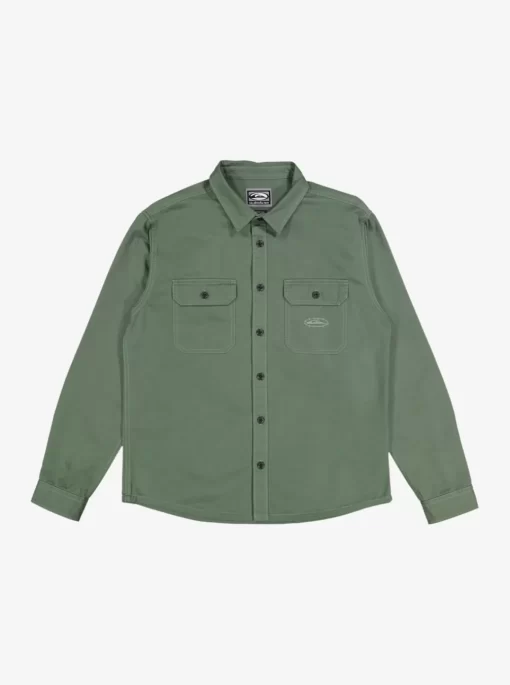 Mens Quiksilver Shirts & Polos | Mikey Long Sleeve Shirt