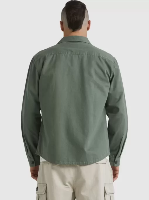 Mens Quiksilver Shirts & Polos | Mikey Long Sleeve Shirt