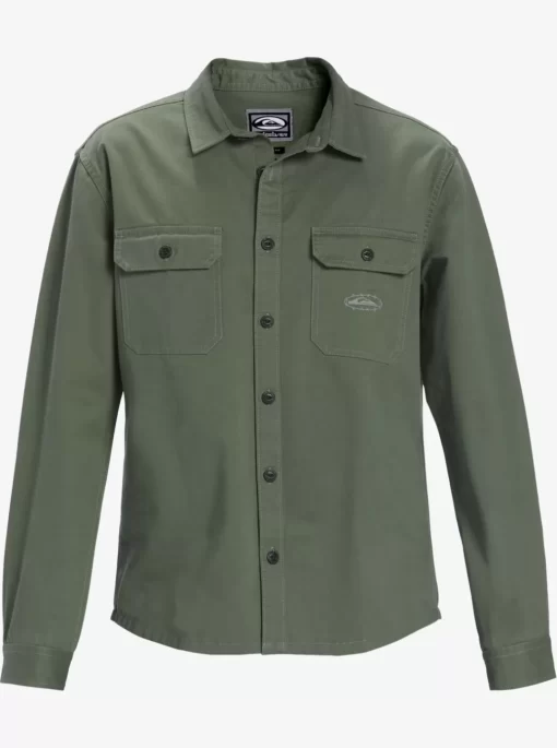 Mens Quiksilver Shirts & Polos | Mikey Long Sleeve Shirt