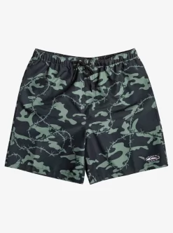 Mens Quiksilver Elastic Waist | Mikey Volley 18" Volleys