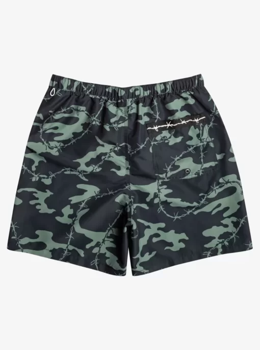 Mens Quiksilver Elastic Waist | Mikey Volley 18" Volleys