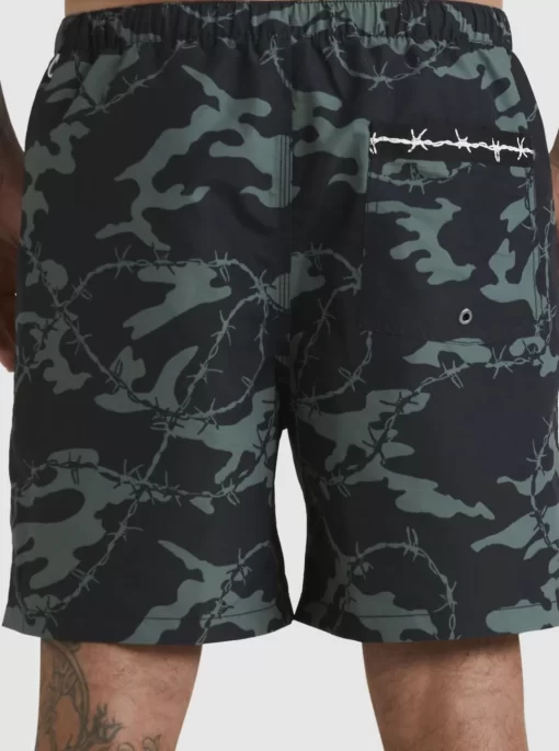 Mens Quiksilver Elastic Waist | Mikey Volley 18" Volleys