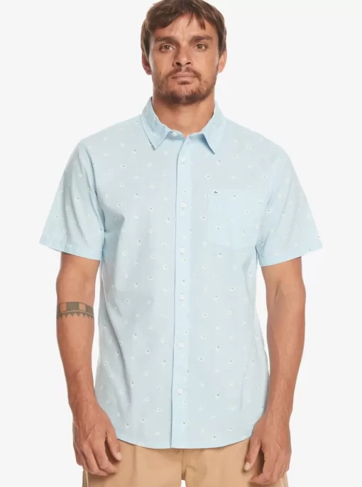 Mens Quiksilver Shirts & Polos | Minimo Short Sleeve Shirt