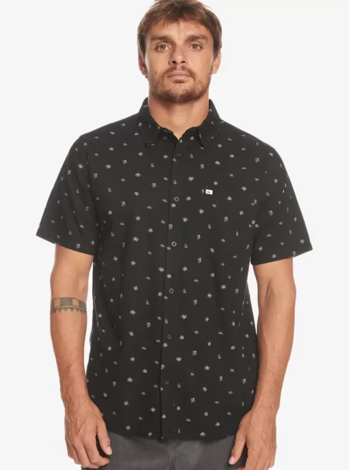 Mens Quiksilver Shirts & Polos | Minimo Short Sleeve Shirt