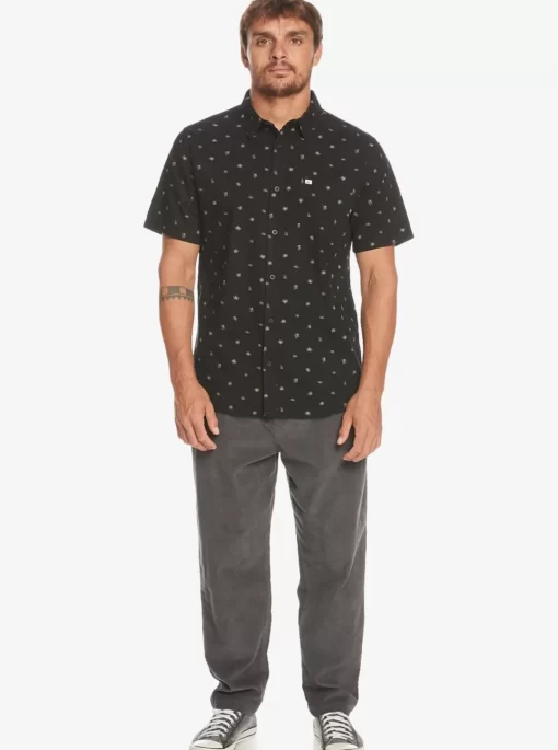 Mens Quiksilver Shirts & Polos | Minimo Short Sleeve Shirt