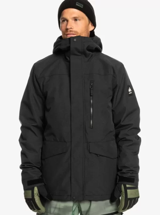 Mens Quiksilver Layers | Mission 3-In-1 Technical Snow Jacket