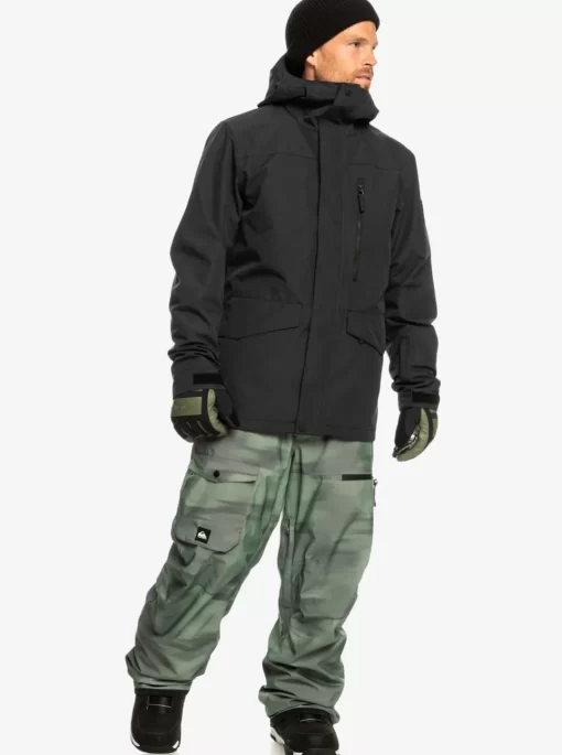 Mens Quiksilver Layers | Mission 3-In-1 Technical Snow Jacket