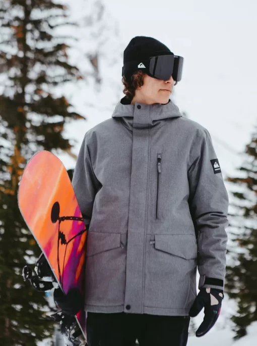 Mens Quiksilver Layers | Mission Solid Insulated Snow Jacket