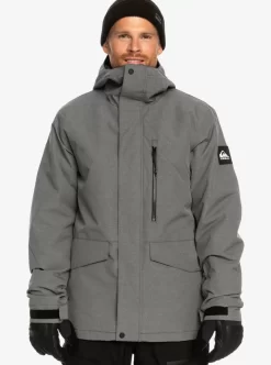 Mens Quiksilver Layers | Mission Solid Insulated Snow Jacket