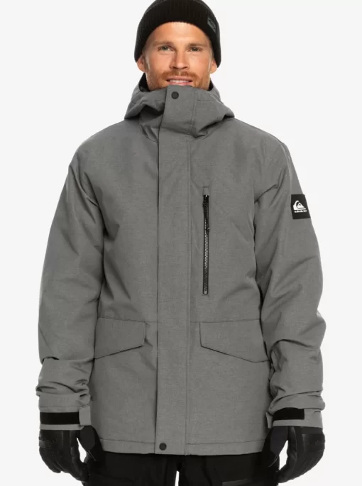 Mens Quiksilver Layers | Mission Solid Insulated Snow Jacket