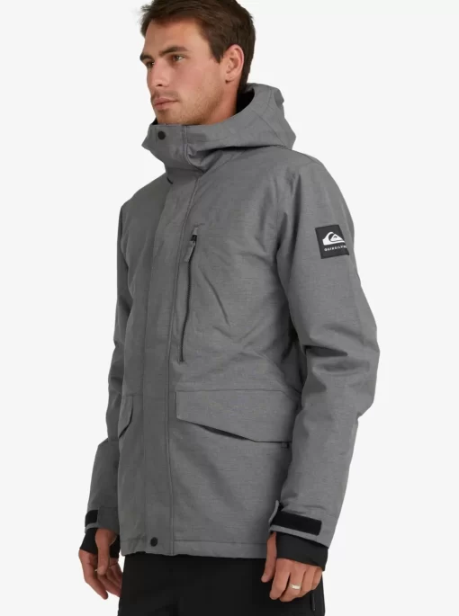 Mens Quiksilver Layers | Mission Solid Insulated Snow Jacket