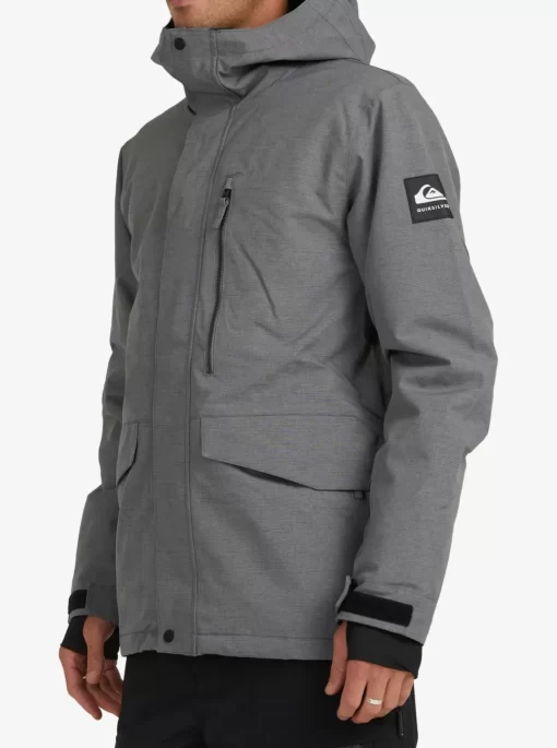 Mens Quiksilver Layers | Mission Solid Insulated Snow Jacket