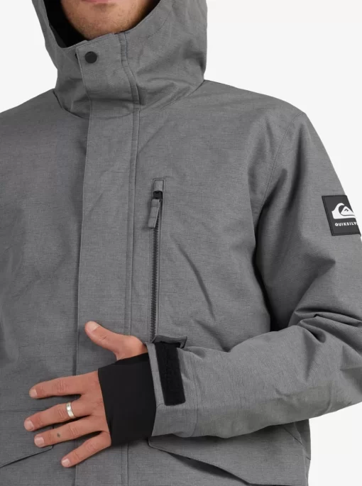 Mens Quiksilver Layers | Mission Solid Insulated Snow Jacket