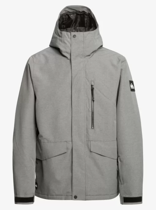 Mens Quiksilver Layers | Mission Solid Insulated Snow Jacket