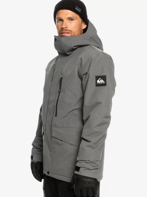 Mens Quiksilver Layers | Mission Solid Insulated Snow Jacket