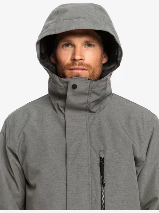 Mens Quiksilver Layers | Mission Solid Insulated Snow Jacket