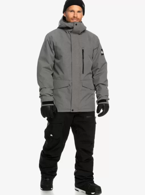 Mens Quiksilver Layers | Mission Solid Insulated Snow Jacket